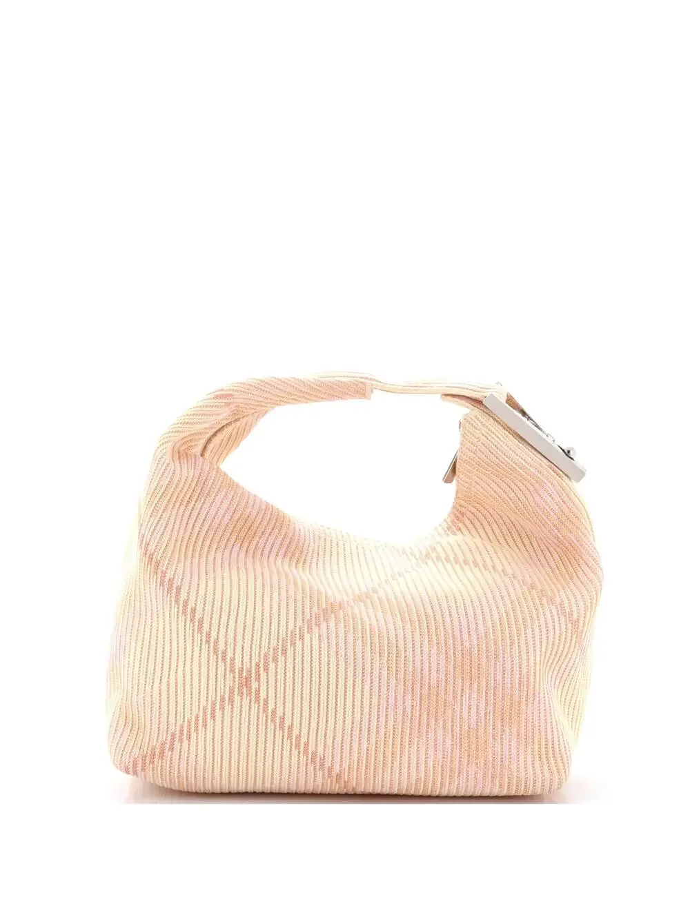 Burberry Peg Handle Bag Knit Check #353734B58B